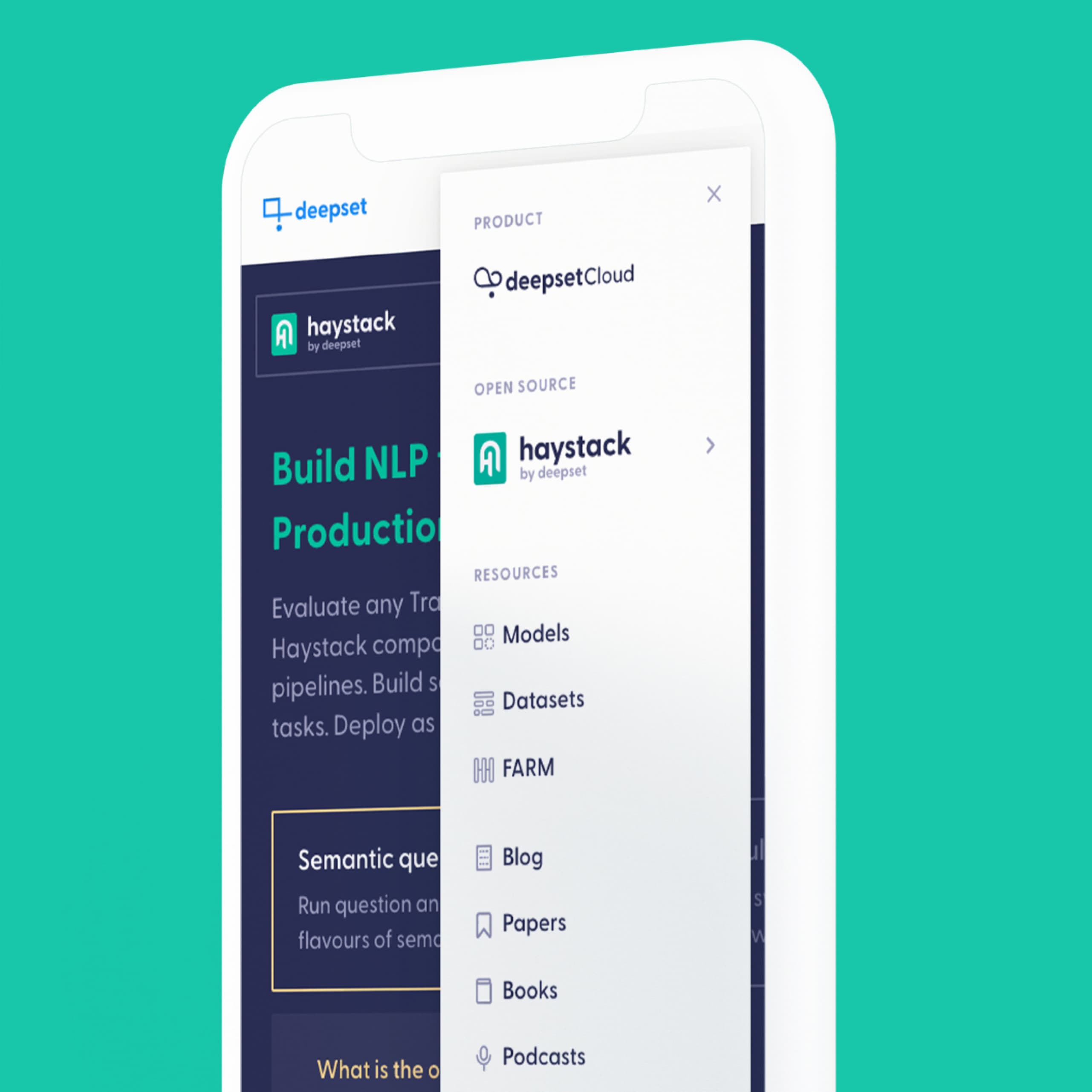 Deepset website snapshot