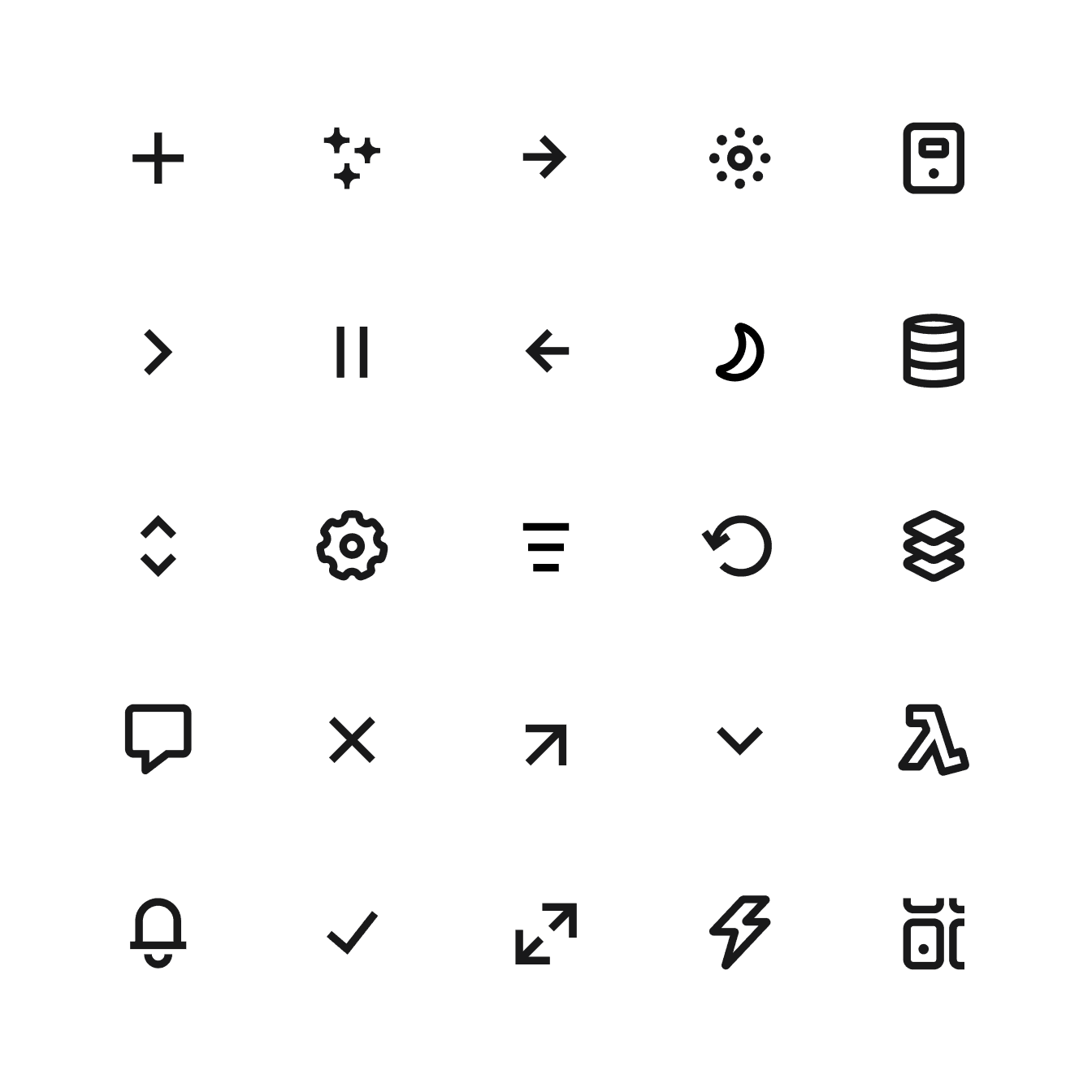 Icon grid