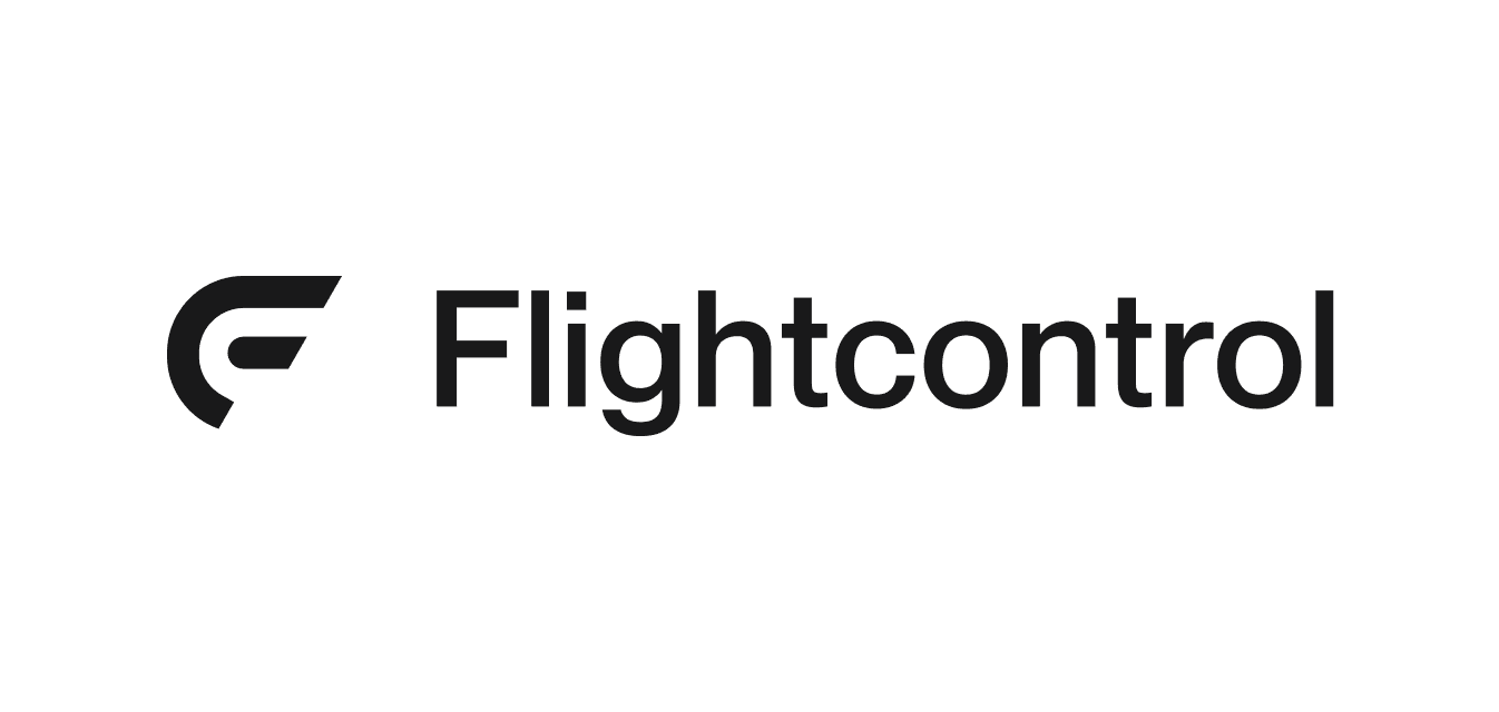 Logo black on white