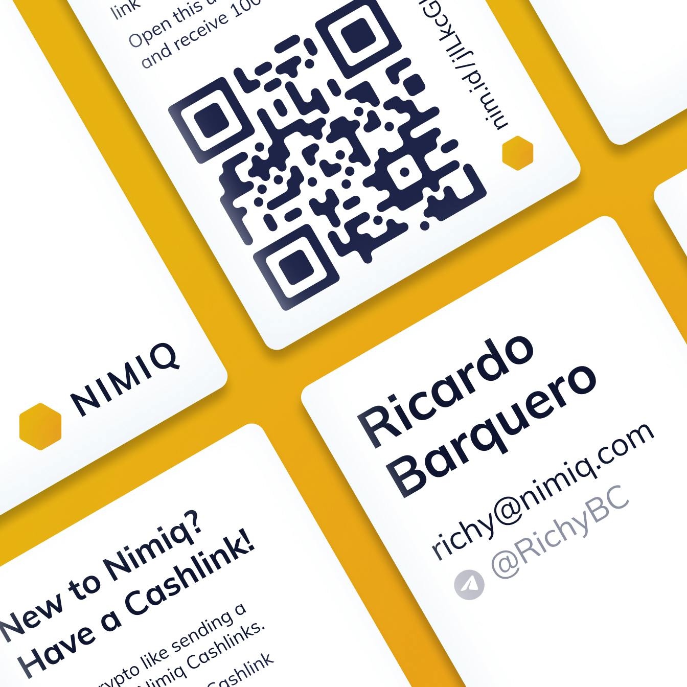 NIMIQ business cards