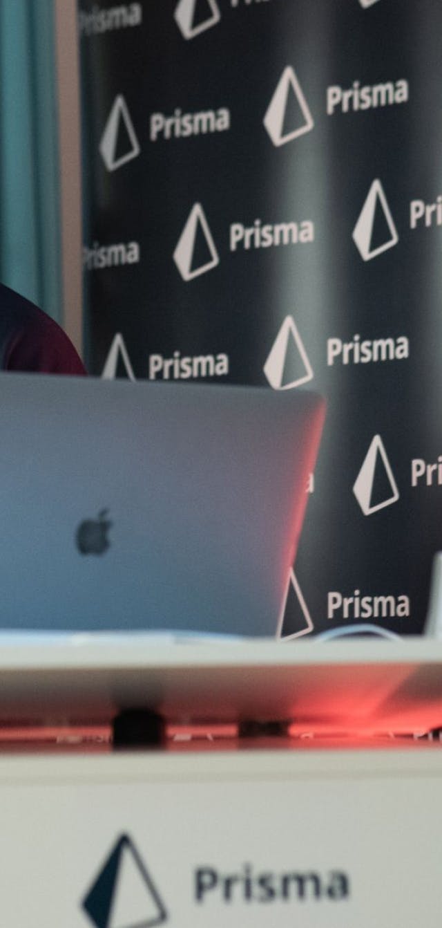 Prisma Branding at a Conference